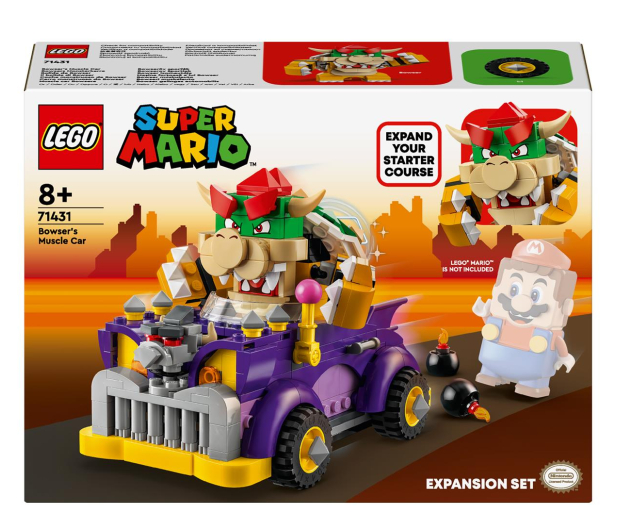 LEGO Super Mario 71431 Muscle car Bowsera – zestaw rozszerzający - 1202109 - zdjęcie